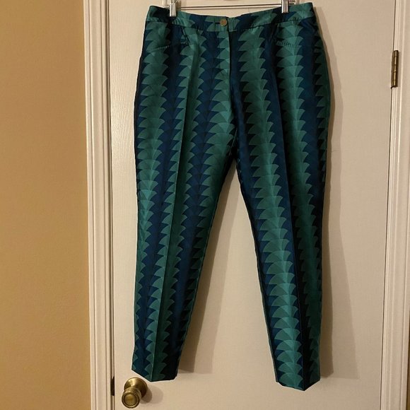 NEW ted baker print pants (size 4) - Picture 1 of 4